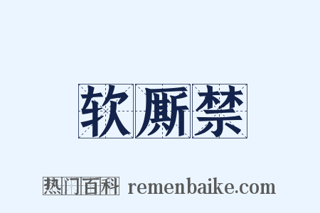 软厮禁是什么意思的图片